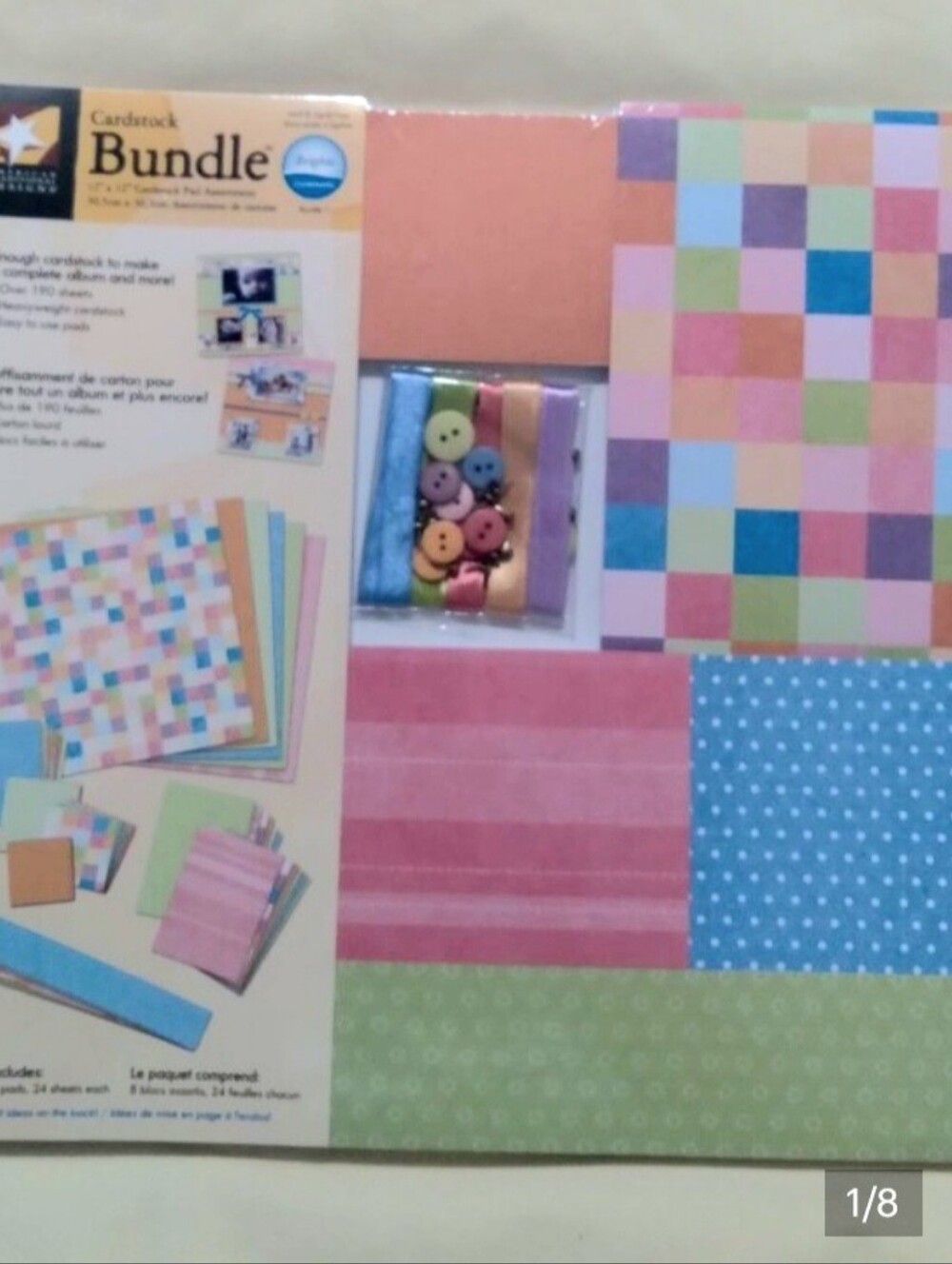 NOS Cardstock Bundle for Crafting & Scrapbooking
